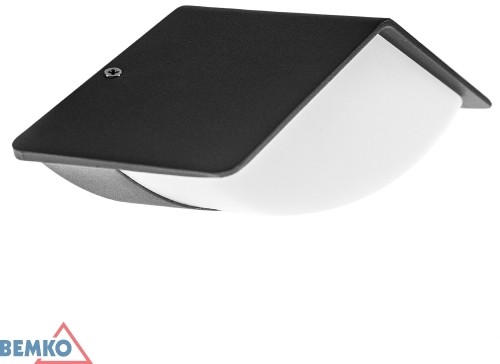 Bemko Oprawa-elewacyjna-VALANT-7w-3000k-560lm-ip65-233x80x90mm-kinkiet-grafit C25-EL1-K-007GR-3K