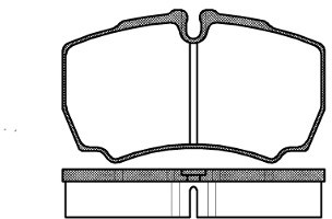 RoadHouse Zestaw klocków hamulcowych, hamulce tarczowe 2849.00