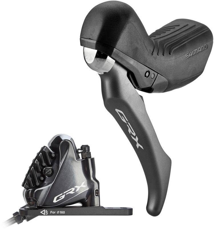 Shimano GRX BL-RX810/BR-RX810 Hamulec tarczowy Przednie koło, black/grey 2020 Hamulce tarczowe IRX8104DLF6SC100
