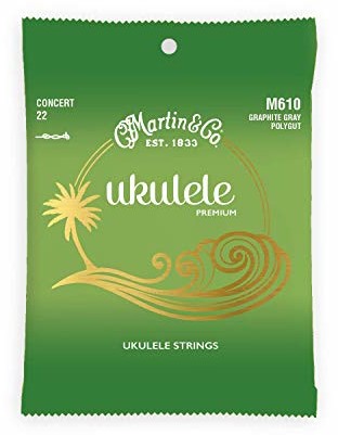 top Martin Martin Struny premium (M610), koncert 23-24, ukulele premium, Polygut M610-U