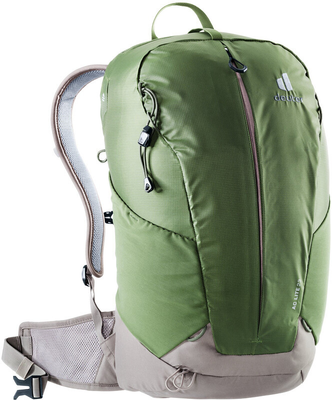 Deuter AC Lite 23 Backpack, zielony/czerwony 2022 Plecaki turystyczne 3420321-2616