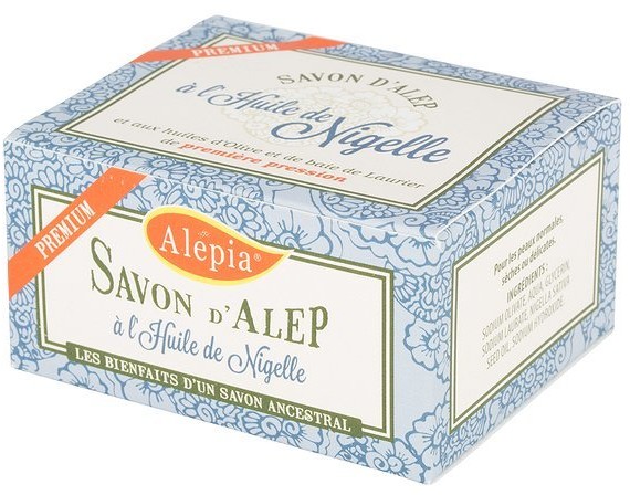 Alepia Premium, mydło alep z czarnuszką, 125 g