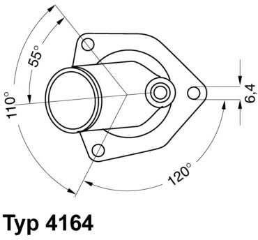 Wahler Termostat ukadu chodzenia 4164.92D