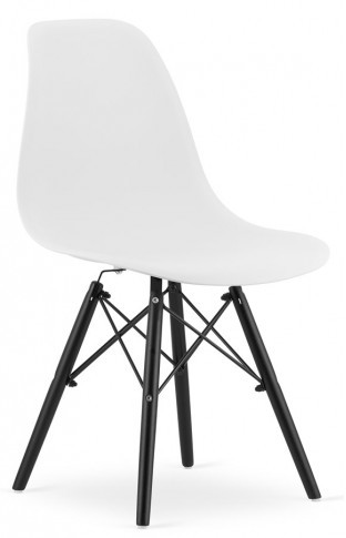 Komplet białych skandynawskich krzeseł 4 szt Naxin 3S