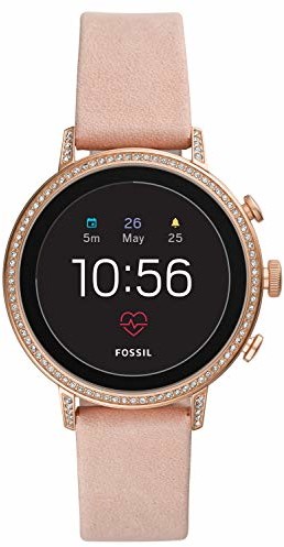 FOSSIL Venture HR Blush Leather FTW6015