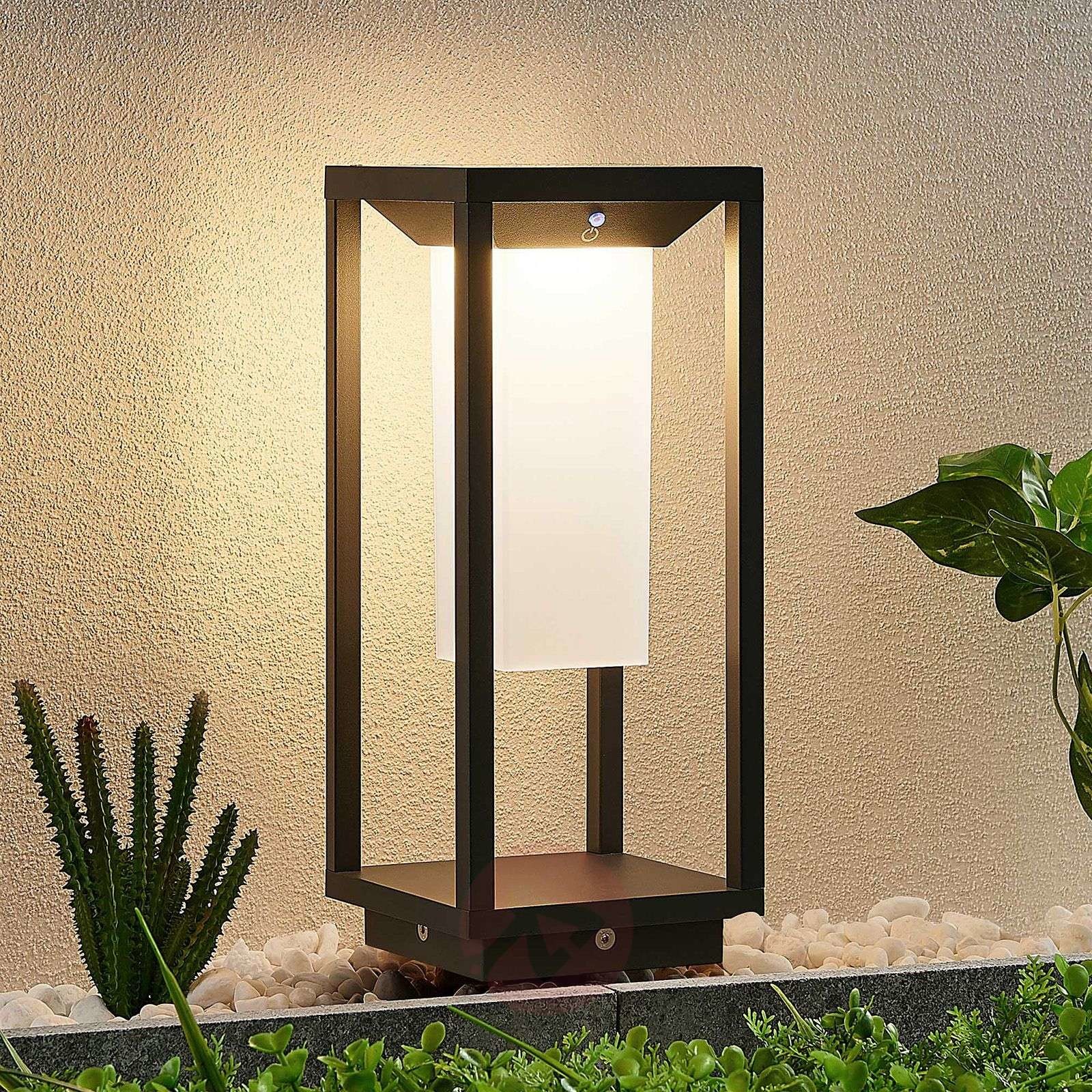 Lucande Lucande Eliel solarna lampa cokołowa LED, 34 cm