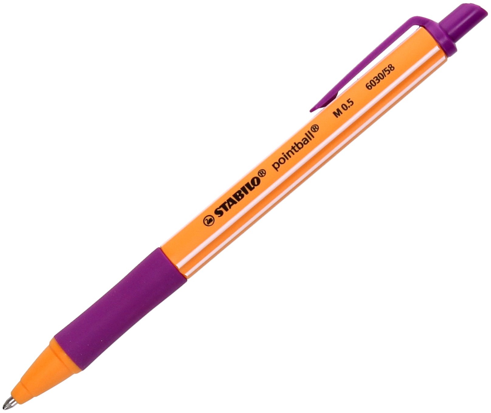 Stabilo SCHWAN Długopis automatyczny 0.5mm fioletowy Pointball