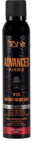 SPRAY TAHE TAHE ADVANCED BARBER- N333 HAIR MATT VOLUME puder matowy w sprayu nadający- ciemny 200ML TAH000469