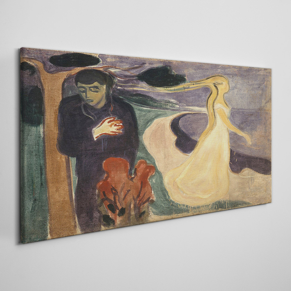 PL Coloray Obraz na Płótnie Separacja Edvard Munch 140x70cm