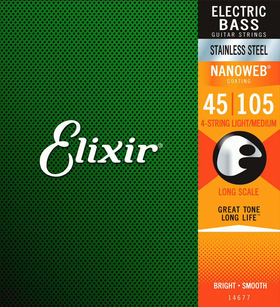 Elixir Stainless Steel Bass Strings E14677