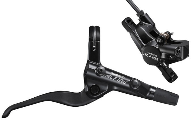 Shimano Alfine BL-S7000 Hamulec tarczowy I-Spec EV tył, black 2020 Hamulce tarczowe E-S7000JRRXRA170