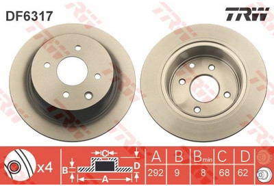 TRW KFZ Ausruestung GmbH) KFZ Ausruestung GmbH) DF6317 DF6317
