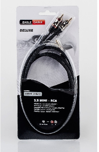 Eagle Cable DELUXE Mini m) 2xRCA 0.8 m