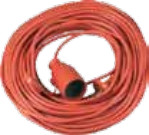 Abex Przedłużacz ogrodowy PS-H1 H05VV-F 2x1mm 10m PO-ST/10M/2X1
