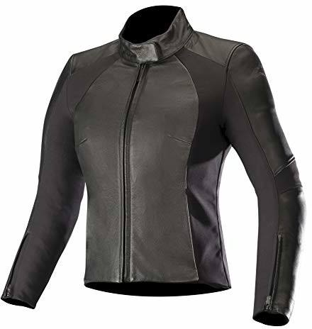 Alpinestars Vika V2 damska kurtka motocyklowa, skórzana, czarna, 42