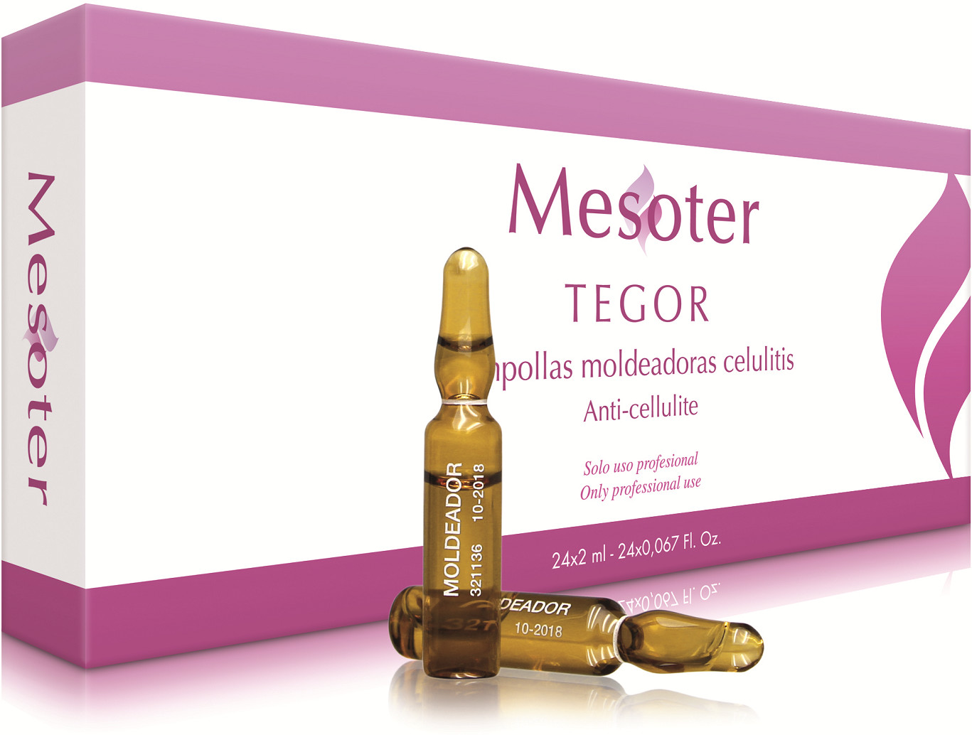 TEGOR Ampułka antycellulitowa do mezoterapii/elektroporacji do ciała 2ml 10201-uniw