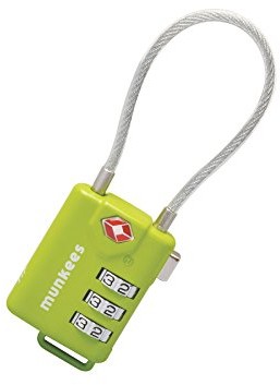 munkees TSA zamek szyfrowy kabli, kłódka, 3609 3609