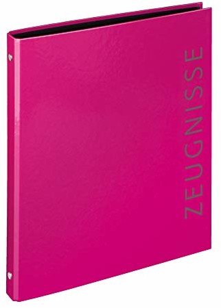 VELOFLEX Veloflex 4144371 4144371 segregator na świadectwa Velocolor, DIN A4, różowy, 1 sztuka