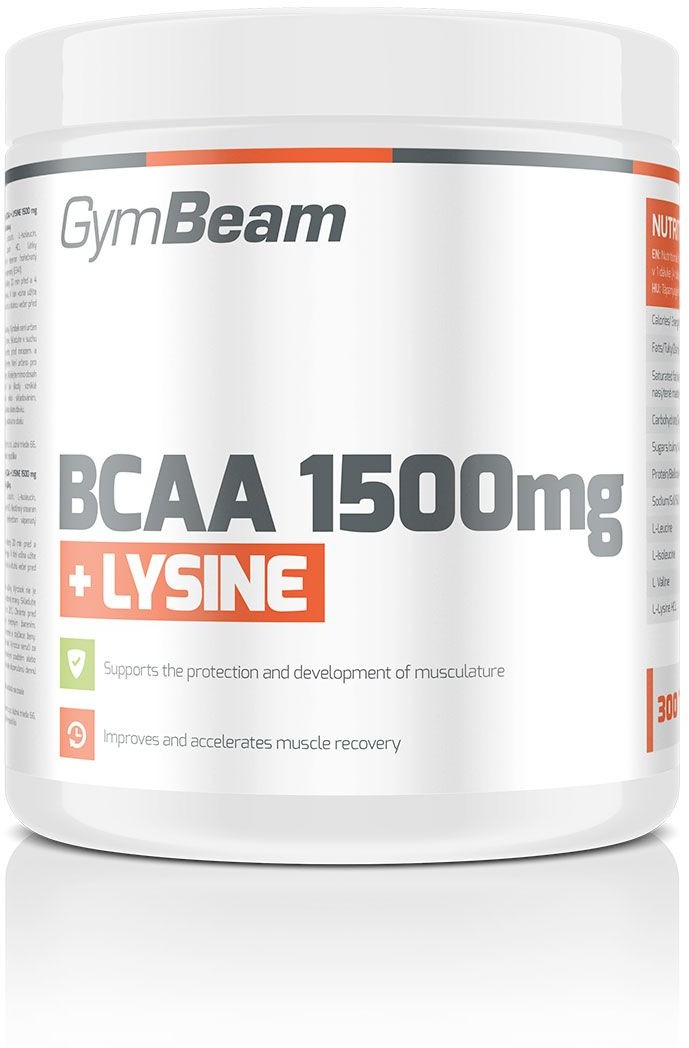 Gymbeam BCAA 1500 + Lysine 300 tab