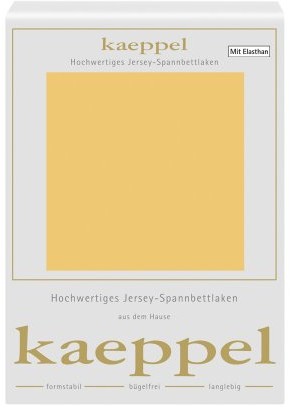 Kaeppel L-11671e 07l1 u5ks prześcieradło z gumką Single Jersey Mako elastan, 100/200 cm