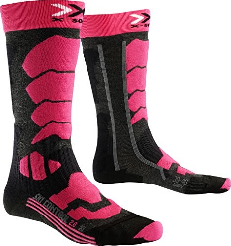 X-Socks damskie X narciarskie Control 2.0 Lady skistrumpf, szary X100091