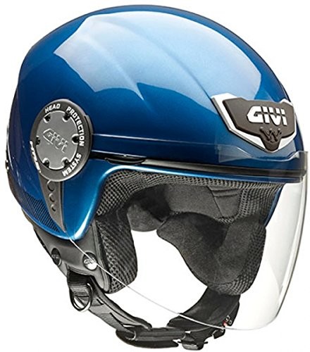 Givi HPS 104 Demi kask Jet, niebieski metalik H104FSLBL57