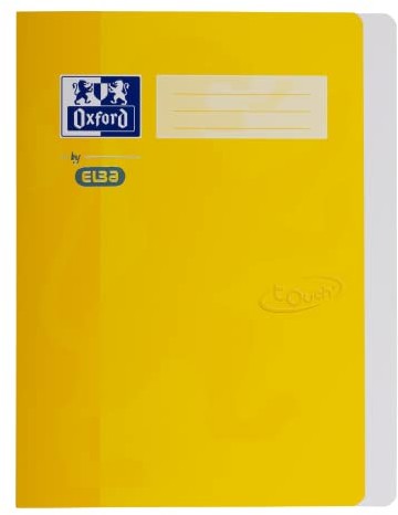 Elba OXFORD by Oxford by płaski teczka z litego kartonu z miękką powierzchnią w dotyku, zestaw 10 sztuk żółtych 400103407