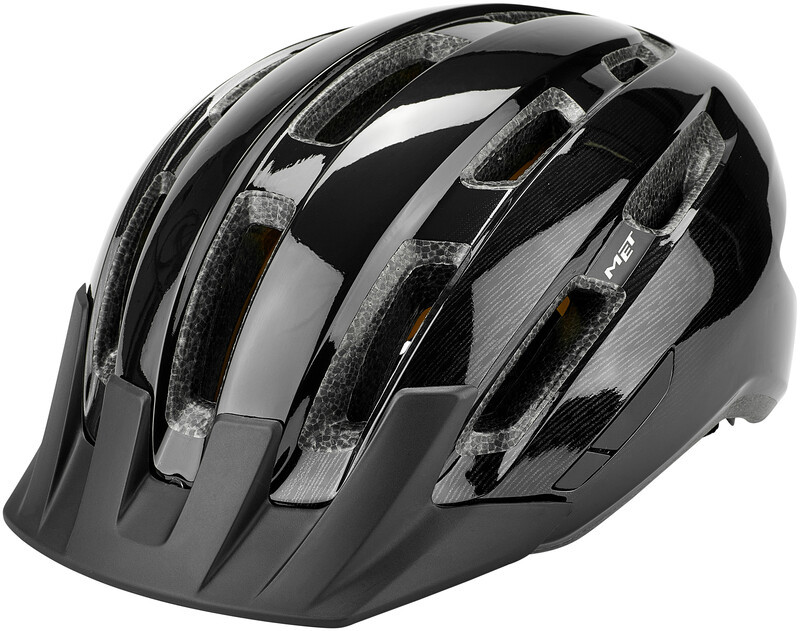 MET Downtown MIPS Helmet, czarny S/M | 52-58cm 2022 Kaski miejskie i trekkingowe 57003300