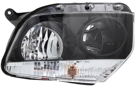 MAGNETI MARELLI 712676512097 reflektor główny, lewy czarny 712676512097