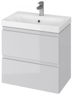 Cersanit Moduo umywalka z szafką 60 cm zestaw meblowy Slim szary S801-226-DSM S801-226-DSM