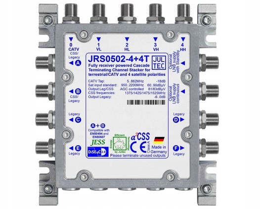 Multiswitch Unicable Jultec JRS0502-4+4T