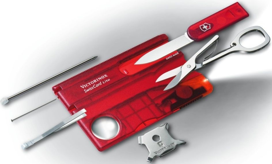 Victorinox Niezbędnik SwissCard Lite 0.7300.T roz uniw 0.7300.T) 0.7300.T