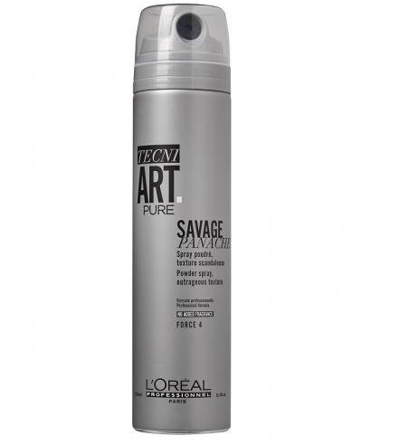 L'oreal Professionnel L'OREAL PROFESSIONNEL Tecni Art Pure Savage Panache Powder Spray Outrageous Texture Force 4 250ml 70536-uniw