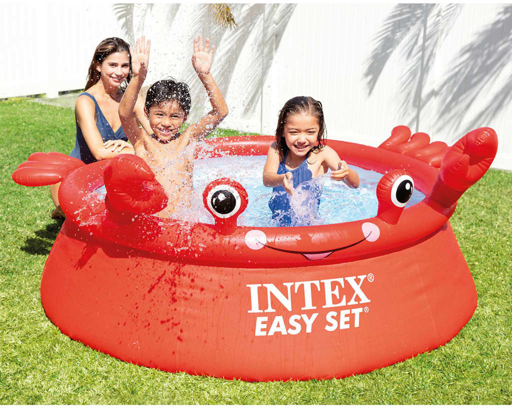 vidaXL INTEX Nadmuchiwany basen Easy Set w kształcie kraba, 183x51 cm