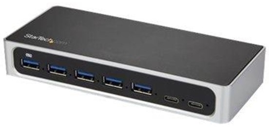 Startech com com 7 Port USB C Hub - USB-C to 5x USB-A and 2x USB-C - USB 3.0 - hub - 7 ports USB hub - 7 - Czarny HB30C5A2CSC