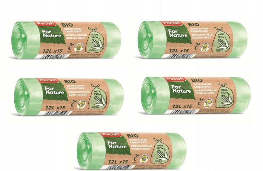 Paclan Biodegradowalne Worki 12L 75SZT For Nature