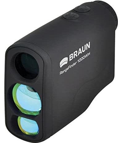 Braun Photo Technik Brązowy dalmierz / lokalizator rangi 1000WH z 6-krotnym powiększeniem 20176