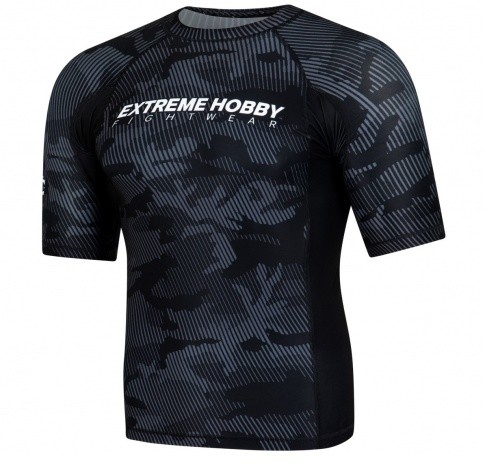 Extreme Hobby sklep RASHGUARD HOBBY HAVOC SHORTSLEEVE BLACK