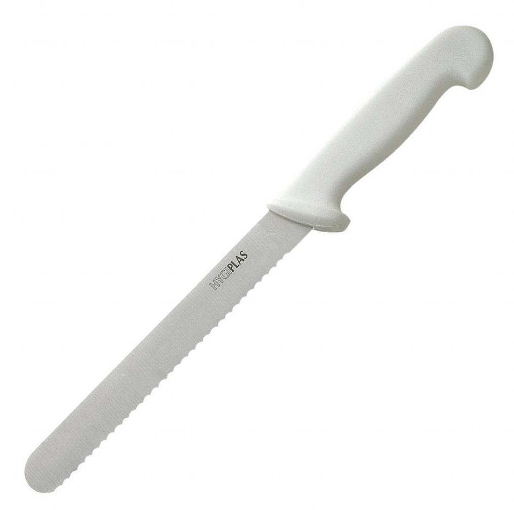 Hygiplas Nóż do chleba | długość 205mm | biały C882