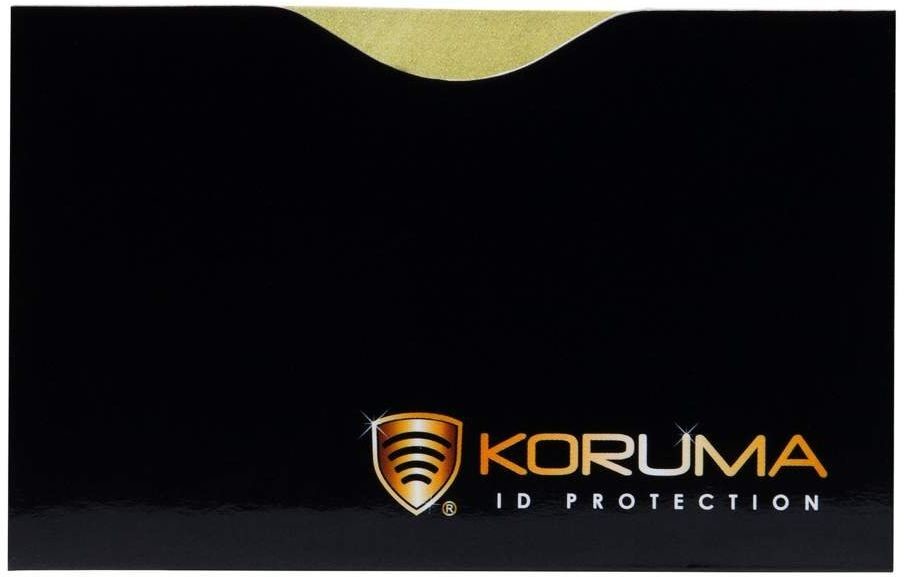 Koruma Bezpieczne Etui Chroniące Zbliżeniowe Karty Płatnicze RFID  KUK-87HBLG