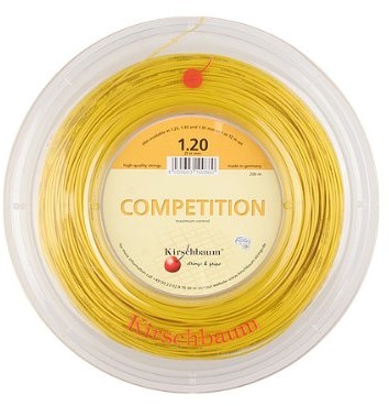 Kirschbaum naciąg rolka Competition, żółty, 200 m, 0105000211300006 c125, c120_gelb-1,2 mm