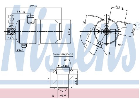 NISSENS Osuszacz klimatyzacji 95234