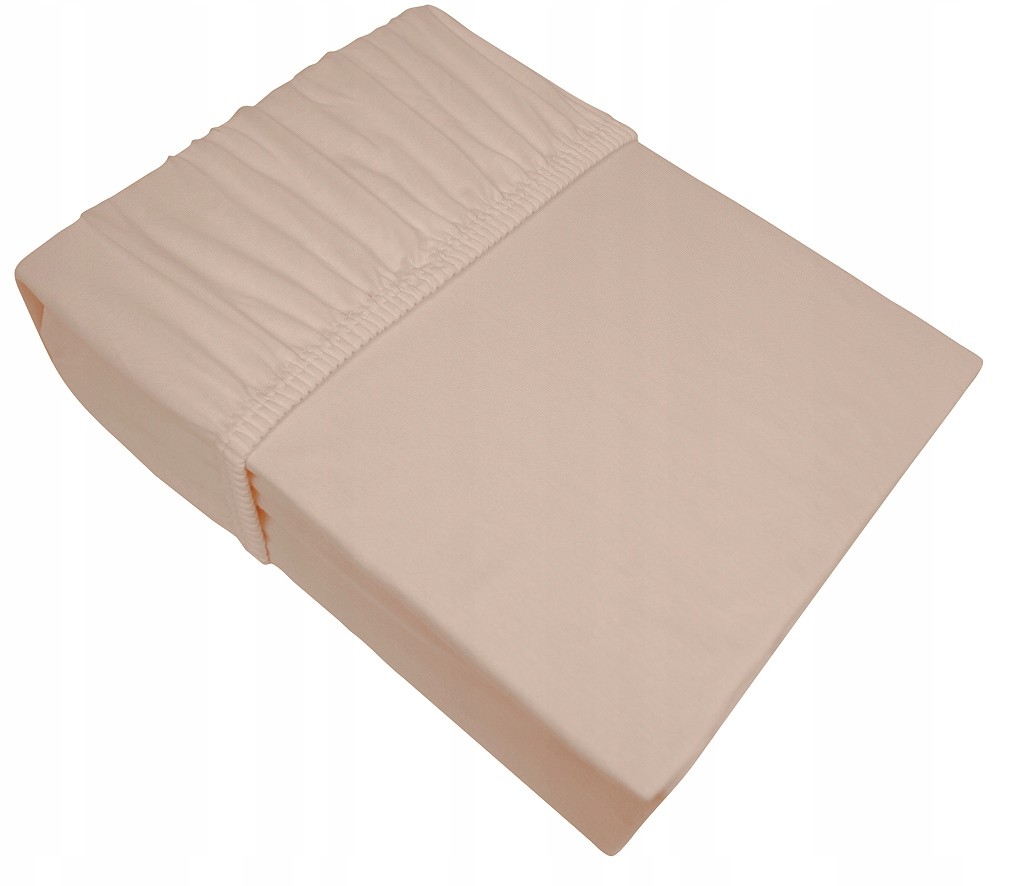 Bielbaw Prześcieradło Jersey z gumką 160x200 beżow