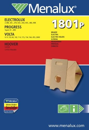 Menalux 1801 P/5 worek na pył/Hoover//Privileg Progress 900196194