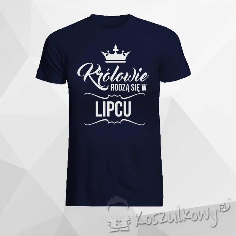 Koszulkowy Królowie rodzą się w lipcu - męska koszulka z nadrukiem