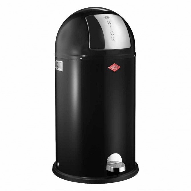 Wesco Kosz na śmieci 40l KickBoy czarny 177731-62