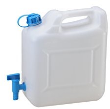 hünersdorff Hünersdorff  ekologiczny kanister na wodę z kurkiem, przezroczysty 817500