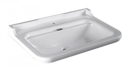 Kerasan Umywalka RETRO 80x55cm podwieszana, biała WALDORF SH/ 4141K1