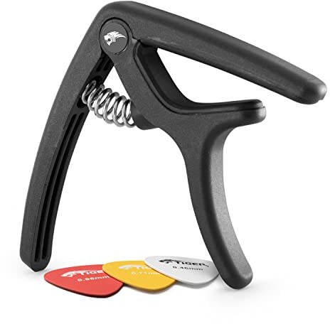 TIGER MUSIC Tiger Music Guitar Capo w kolorze czarnym GACAPO9-BK
