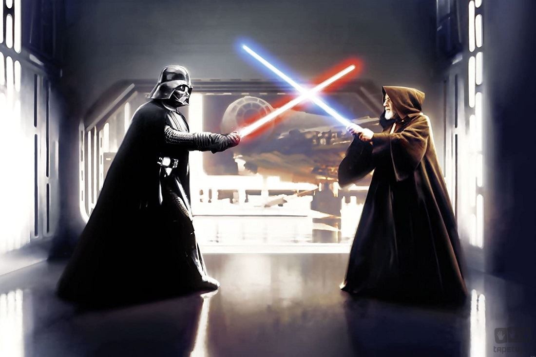 Komar Fototapeta Star Wars Vader vs. Kenobi 007-DVD3 007-DVD3